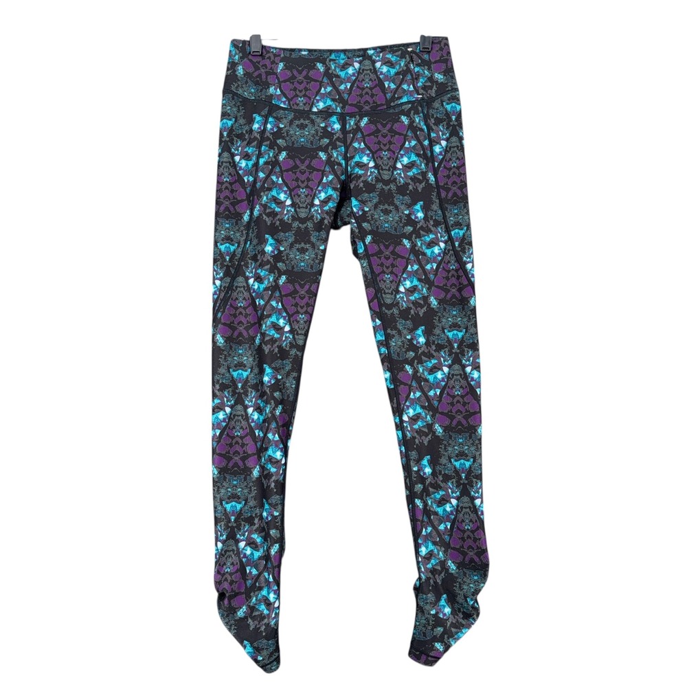 CALIA by Carrie Underwood Geometric Print Ruched Leggings Women's Size‎ Medium